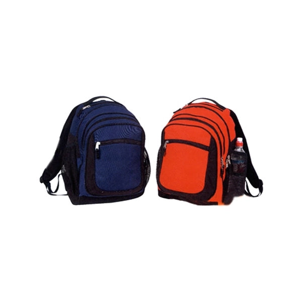 Round Deluxe 600D Poly Backpack with Multi Pockets - Item #932