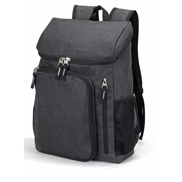 Deluxe Poly Zippered Computer Backpack, Padded Laptop Sleeve - Item #Q2207