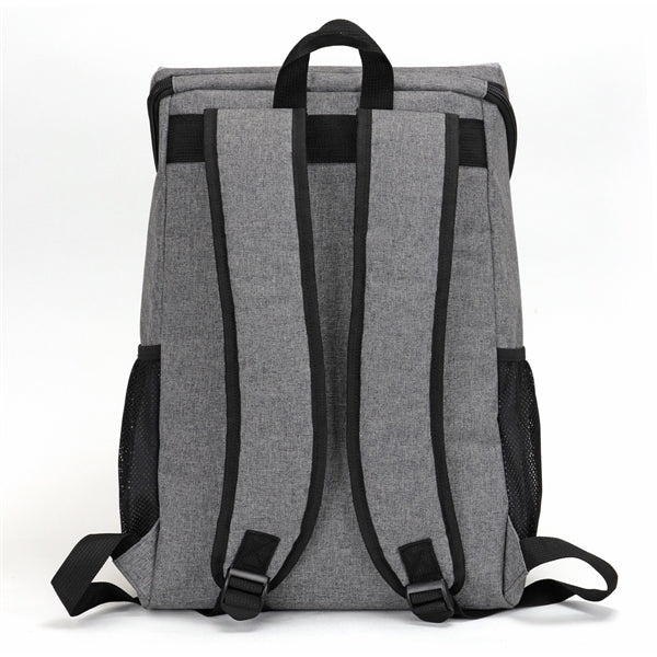 Deluxe Poly Zippered Computer Backpack, Padded Laptop Sleeve - Item #Q2207