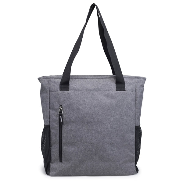 Heathered 300D Poly Yoga Mat Tote Gym Bag - Item #Q5501