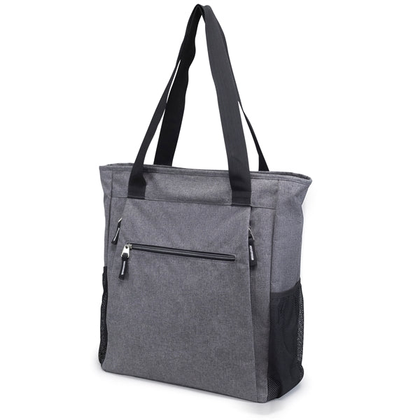 Heathered 300D Poly Yoga Mat Tote Gym Bag - Item #Q5501