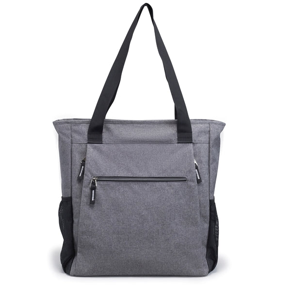 Heathered 300D Poly Yoga Mat Tote Gym Bag - Item #Q5501