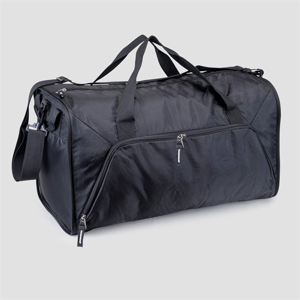 Foldable Ripstop Nylon 20" Duffel Bag, Folds to 9" - Item #Q6603