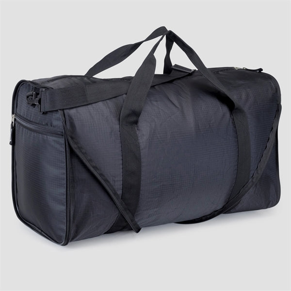 Foldable Ripstop Nylon 20" Duffel Bag, Folds to 9" - Item #Q6603