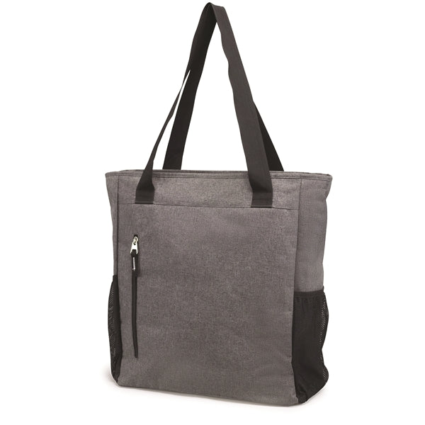 Heathered 300D Poly Yoga Mat Tote Gym Bag - Item #Q5501