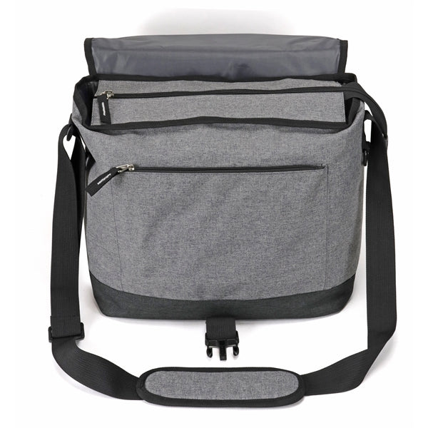 Heathered 300D Poly Messenger Computer Bag - Item #Q5503