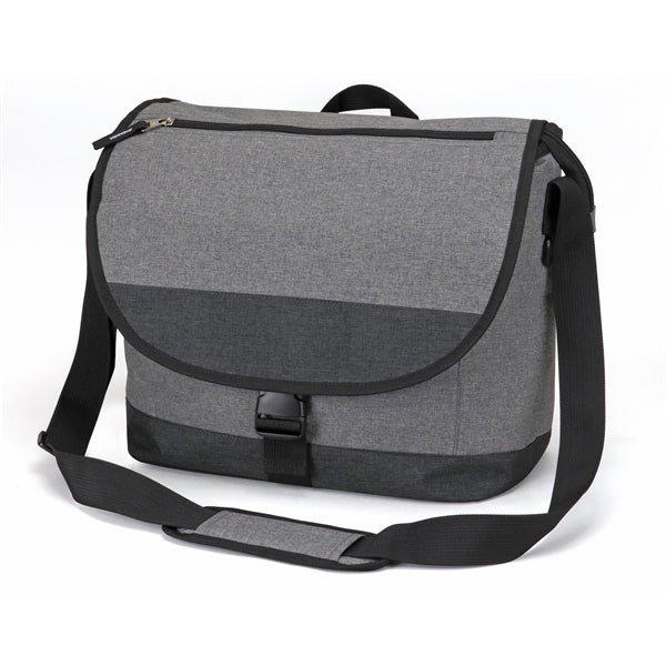 Heathered 300D Poly Messenger Computer Bag - Item #Q5503