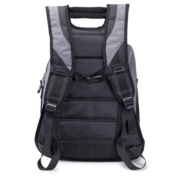 Wide-Handle Deluxe 600D Poly Computer Backpack - Item #933