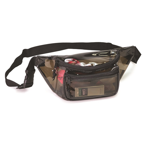Clear Vinyl Three-Zipper Fanny Pack - Item #Q1105