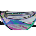 Clear Holographic Vinyl Fanny Pack - Item #Q1106 - Clear holographic
