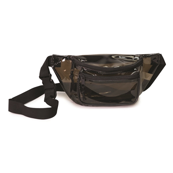 Clear Vinyl Three-Zipper Fanny Pack - Item #Q1105