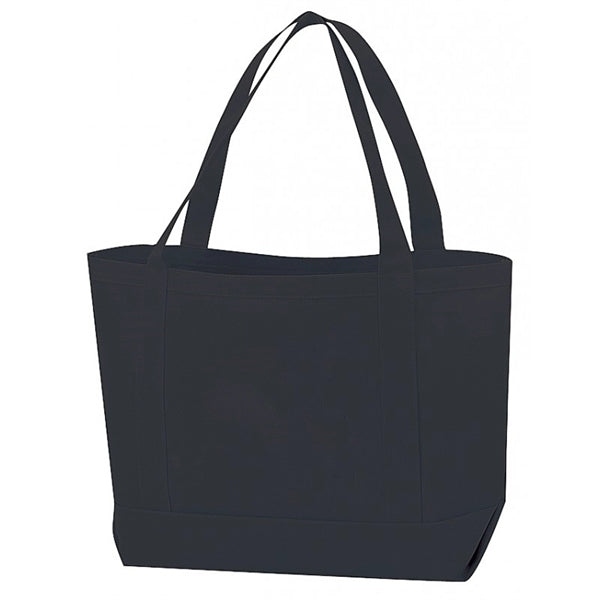 13 oz Solid Cotton Canvas Tote Bag - Item #4218 - Black