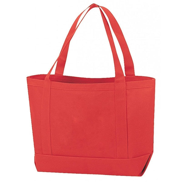 13 oz Solid Cotton Canvas Tote Bag - Item #4218 - Red