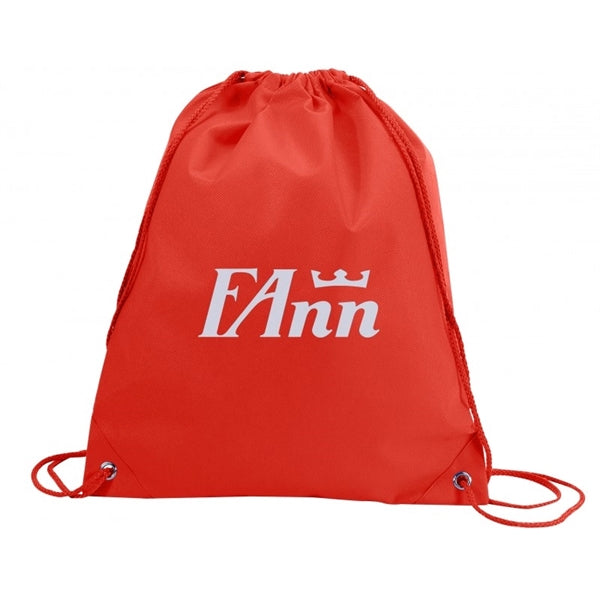 Non-Woven Drawstring Tote Bag - Item #4915 - Red