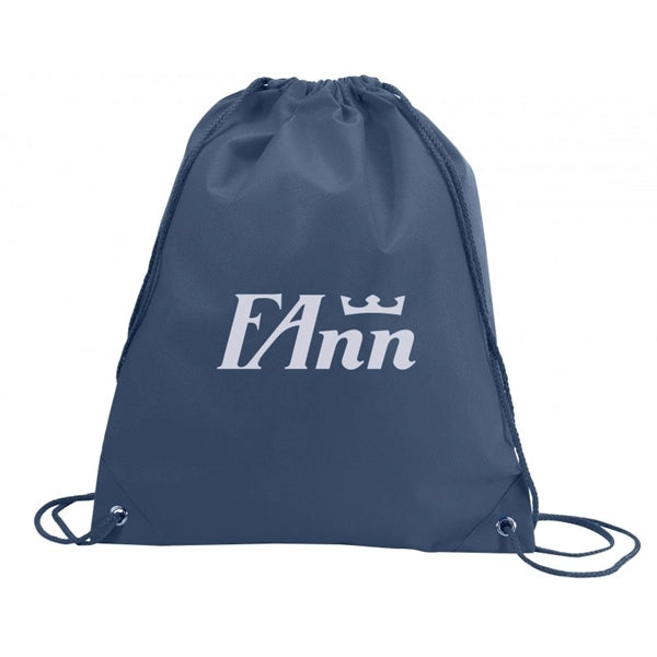 Non-Woven Drawstring Tote Bag - Item #4915 - Navy