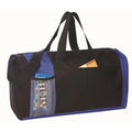 Two-Tone 600D Poly Duffel Bag 19" - Item #5535 - Royal-Black