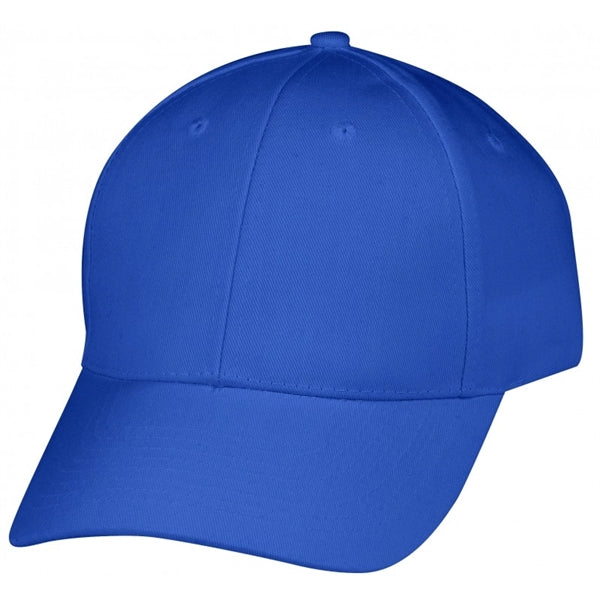 Low Crown Constructed Chino Cotton Twill Flex Fit Cap - Item #C2425 - Royal Blue