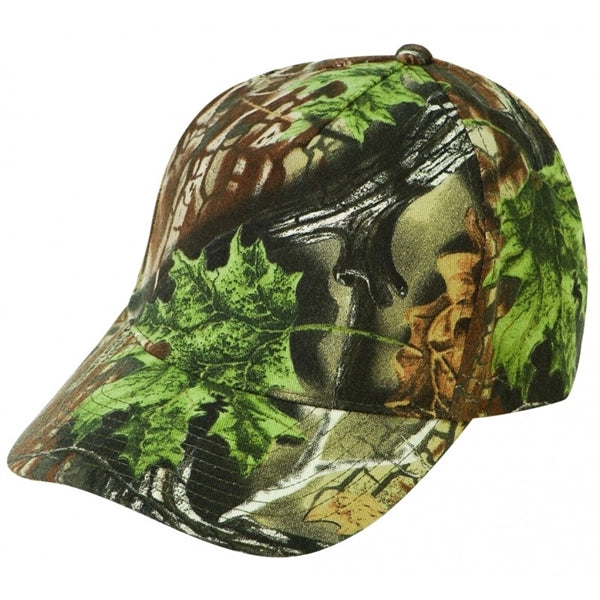 Low Crown Constructed 5-Panel Superflauge Camo Twill Cap - Item #C2428 - Superflauge Camo