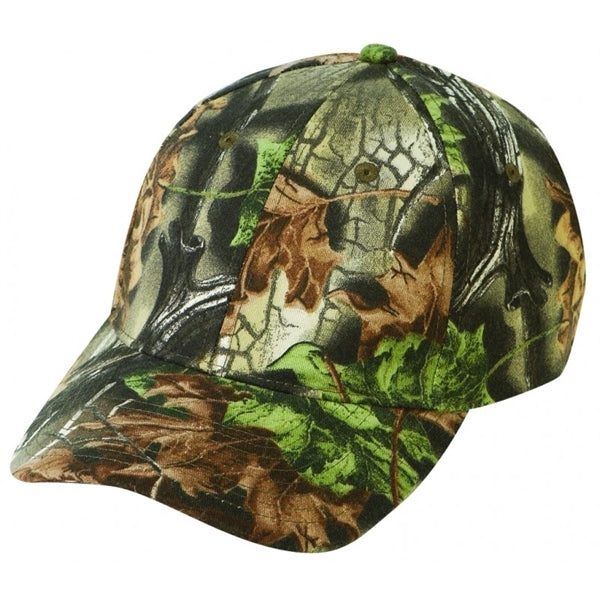 Low Crown Constructed 6-Panel Superflauge Camo Twill Cap - Item #C2429 - Superflauge