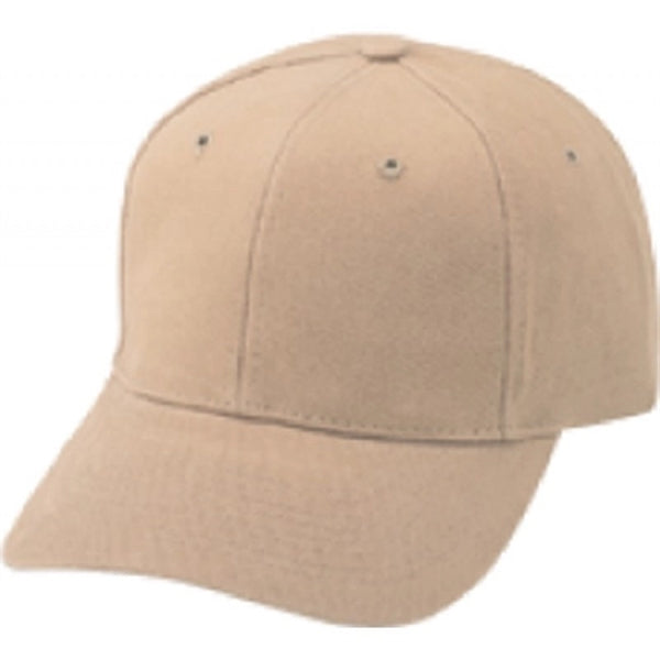 Pro Style Constructed 6-Panel Cotton Twill Snapback Cap - Item #C1501 - Khaki