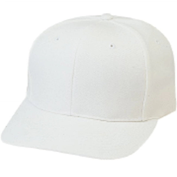 Pro Style Constructed 6-Panel Cotton Twill Snapback Cap - Item #C1501 - White