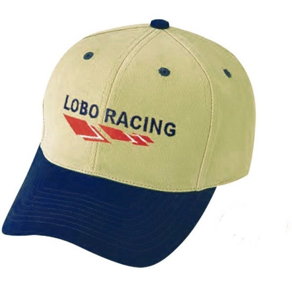 Low Crown Structured 6-Panel Heavy Brushed Cotton Cap, Hook & Loop - Item #C1305