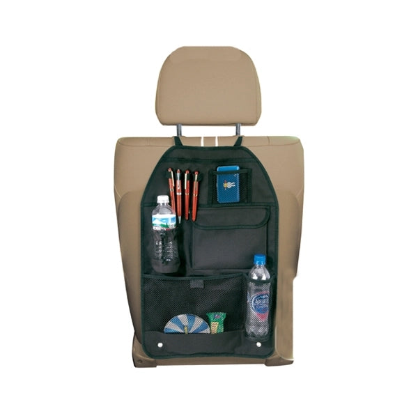 600D Poly Back Seat Car Organizer - Item #610 - Black