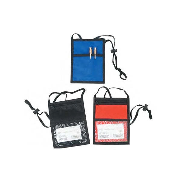 600D Poly Convention Badge Holder - Item #238 - Black