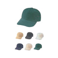 Low Crown Unstructured Washed Cotton Twill Sandwich Bill Cap - Item #C1202 - Khaki-Black