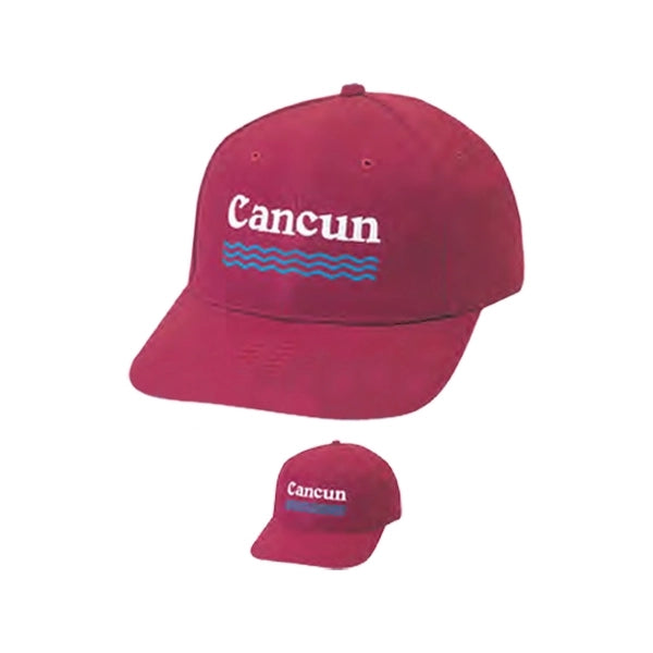 Low Crown Constructed 6-Panel Wool Blend Snapback Cap - Item #C1503 - Maroon