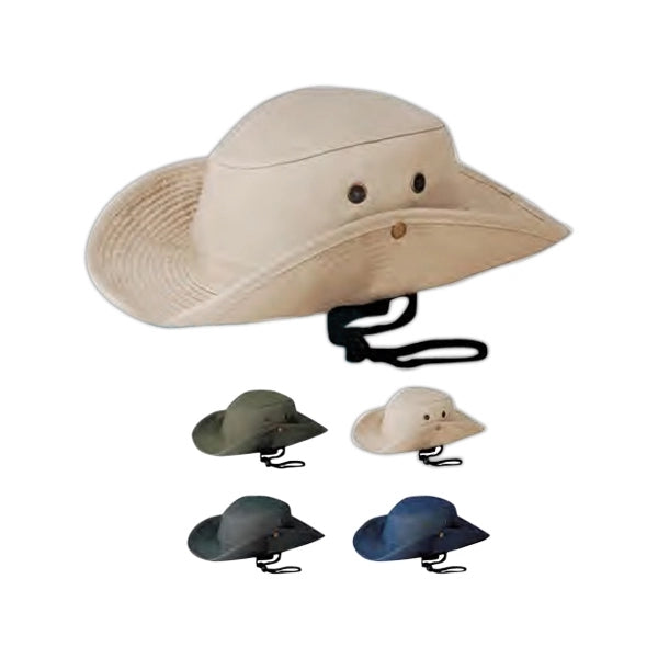Fitted Cotton Twill Hunting Safari Bucket Hat - Item #C2002 - Olive