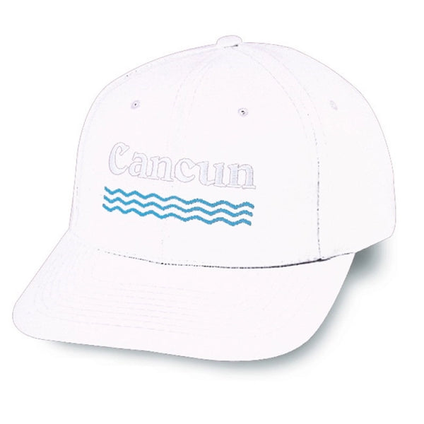 Low Crown Constructed 6-Panel Wool Blend Snapback Cap - Item #C1503 - White