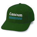 Low Crown Constructed 6-Panel Wool Blend Snapback Cap - Item #C1503 - Green