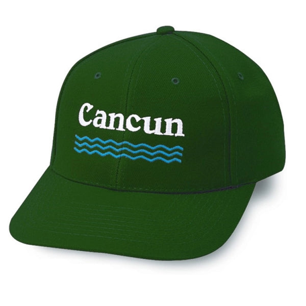 Low Crown Constructed 6-Panel Wool Blend Snapback Cap - Item #C1503 - Green