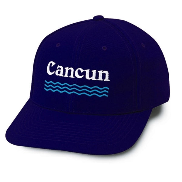 Low Crown Constructed 6-Panel Wool Blend Snapback Cap - Item #C1503 - Navy