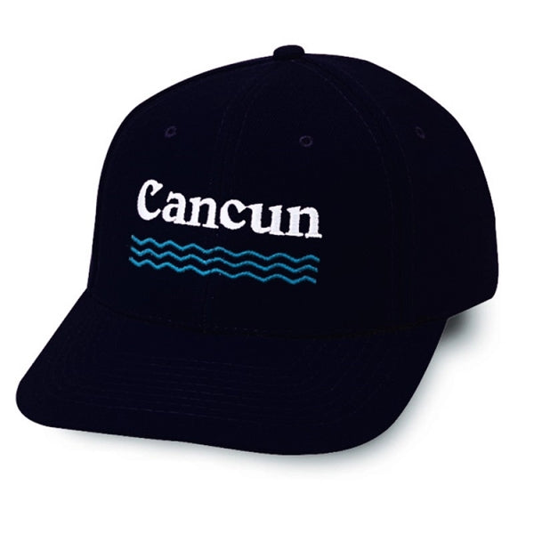 Low Crown Constructed 6-Panel Wool Blend Snapback Cap - Item #C1503 - Black