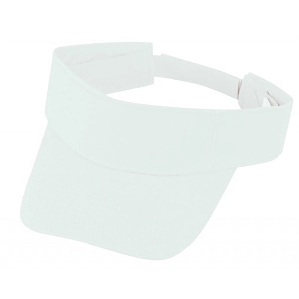 Pro Style Storm Heavy Cotton Twill Visor, Hook & Loop - Item #C2412 - White