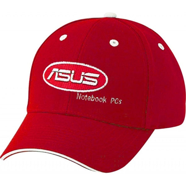 Low Crown Constructed Wool-Like Sandwich Bill Cap, Hook & Loop - Item #C1403 - Red-White