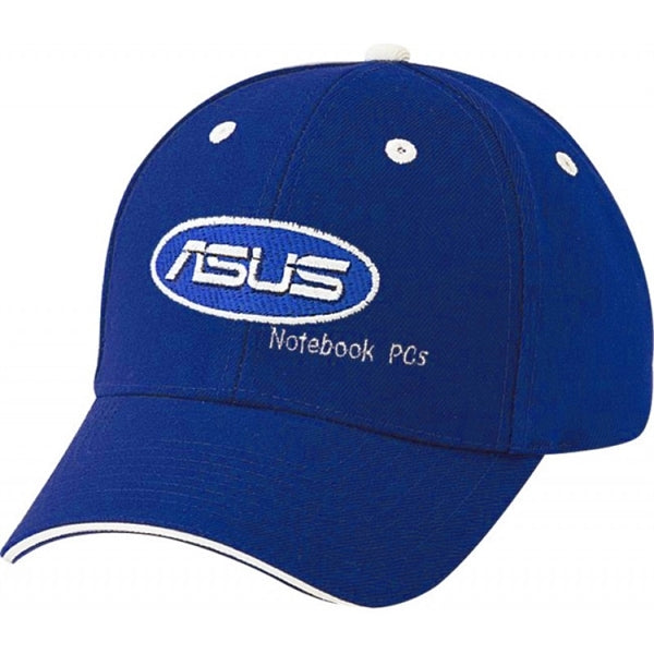 Low Crown Constructed Wool-Like Sandwich Bill Cap, Hook & Loop - Item #C1403 - Royal-White