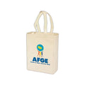 Natural 13 oz Cotton Canvas Easy-Carry Tote Bag 14" - Item #4334 - Natural