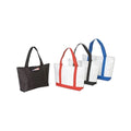 600D Poly Tote Bag with Zipper 19" - Item #4908 - Black