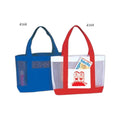 Solid Nylon Mesh Tote Bag with 600D Poly Trim - Item #4168 - Black