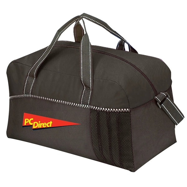 600D Poly Duffel Gym Bag 20" - Item #5900 - Black