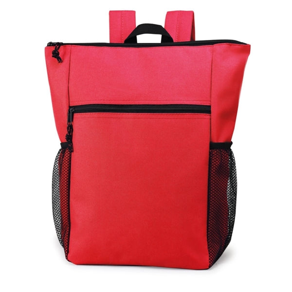 Wide-Open 600D Poly Computer Backpack - Item #Q2225