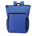 Wide-Open 600D Poly Computer Backpack - Item #Q2225 - Royal