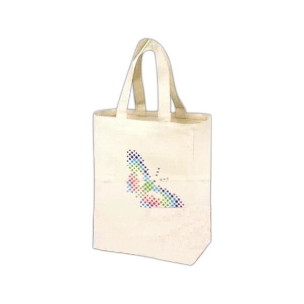 Natural 13 oz Cotton Canvas Easy-Carry Tote Bag 16.5" - Item #4338 - Natural