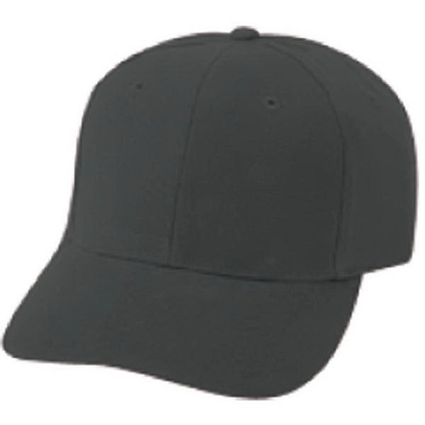 Low Crown Constructed Light Brushed Cotton Snapback Cap - Item #C1301-003 - Black
