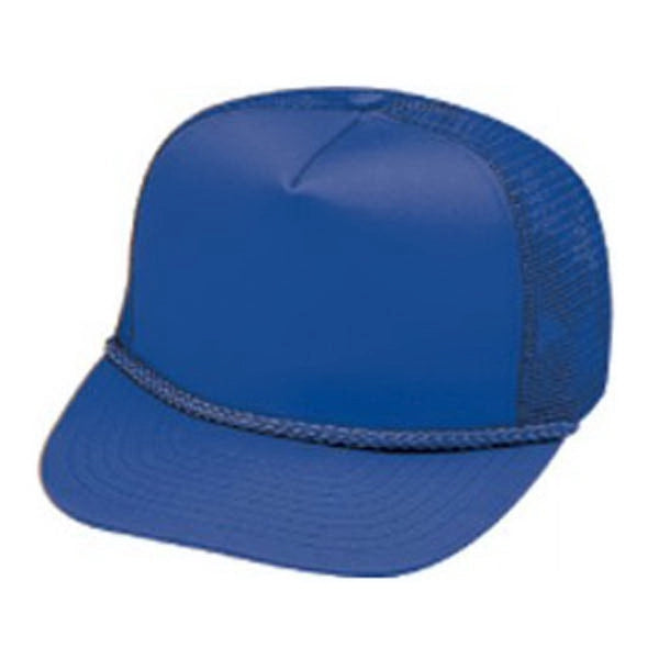 Pro Style Constructed 5-Panel Twill Mesh Snapback Cap - Item #C1603 - Navy