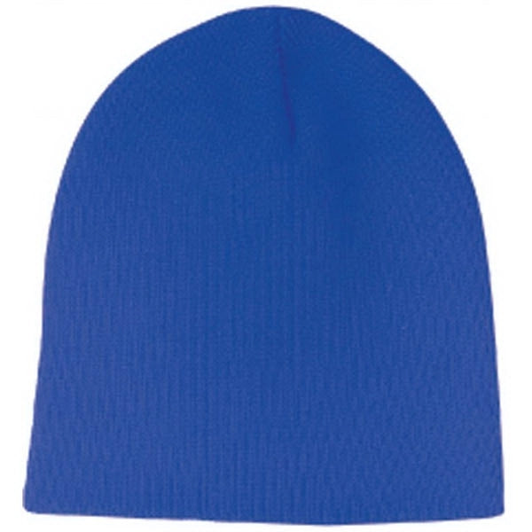 Super Stretch Acrylic Knit Beanie 8", One Size - Item #C8001 - Navy